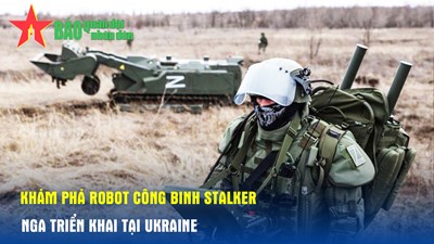 View - 	Khám phá robot công binh Stalker của Nga triển khai tại Ukraine