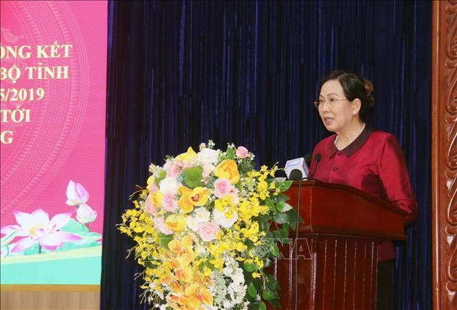 Thường trực Ban Bí thư Trương Thị Mai dự Hội nghị tổng kết công tác xây dựng Đảng tại Hà Nam