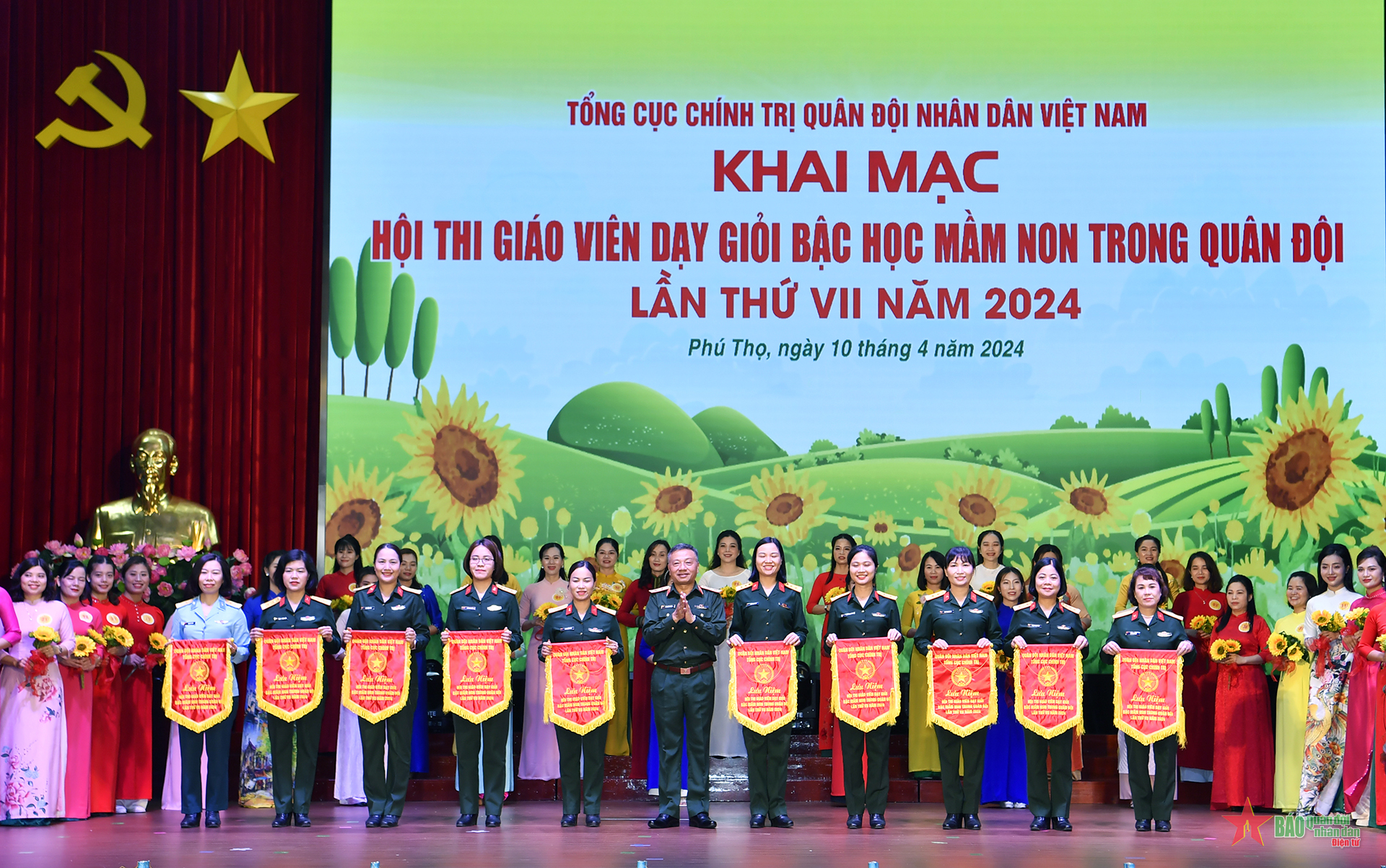 38 thí sinh tham gia Hội thi giáo viên dạy giỏi bậc học mầm non trong Quân đội  