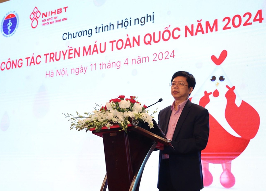 Mỗi năm Việt Nam tiếp nhận được hơn 1 triệu đơn vị máu