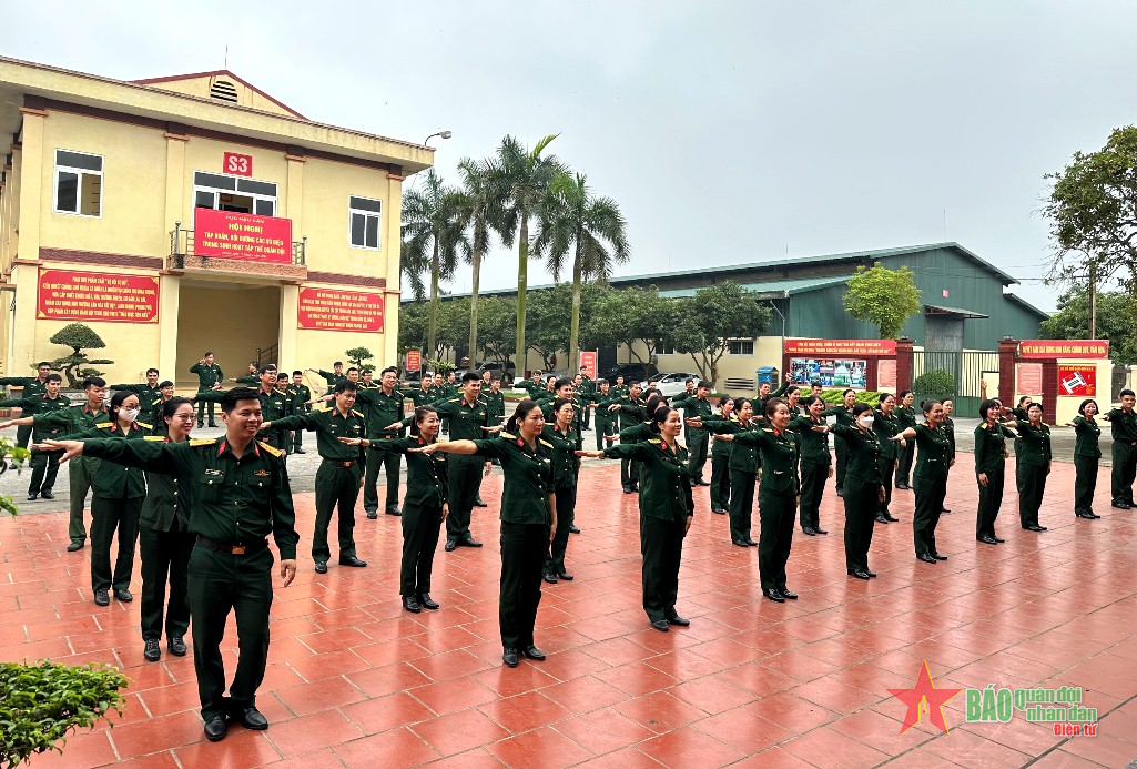 Cục Hậu cần, Tổng cục Hậu cần tập huấn các vũ điệu trong sinh hoạt tập thể