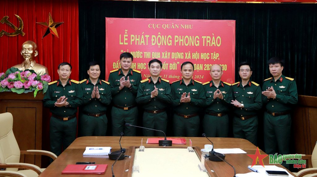 Cục Quân nhu hưởng ứng phong trào thi đua xây dựng xã hội học tập, ​đẩy mạnh học tập suốt đời