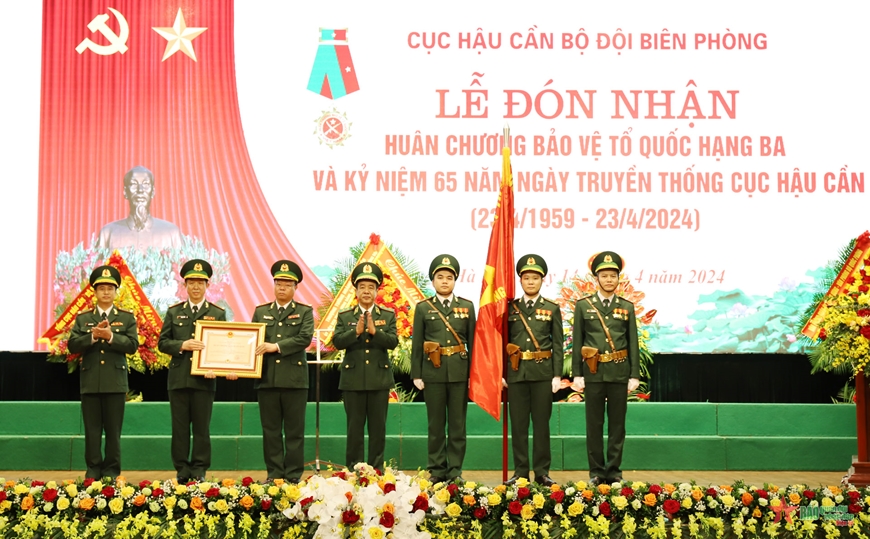 Cục Hậu cần Bộ đội Biên phòng tổ chức Lễ đón nhận Huân chương Bảo vệ Tổ quốc hạng Ba