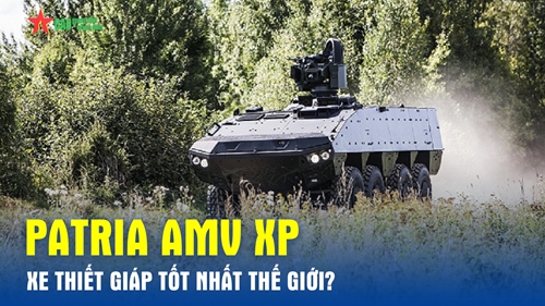 Patria AMV XP – Xe bọc thép chở quân tốt nhất thế giới? 