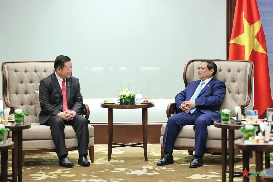 Thủ tướng Phạm Minh Chính tiếp Tổng thư ký ASEAN