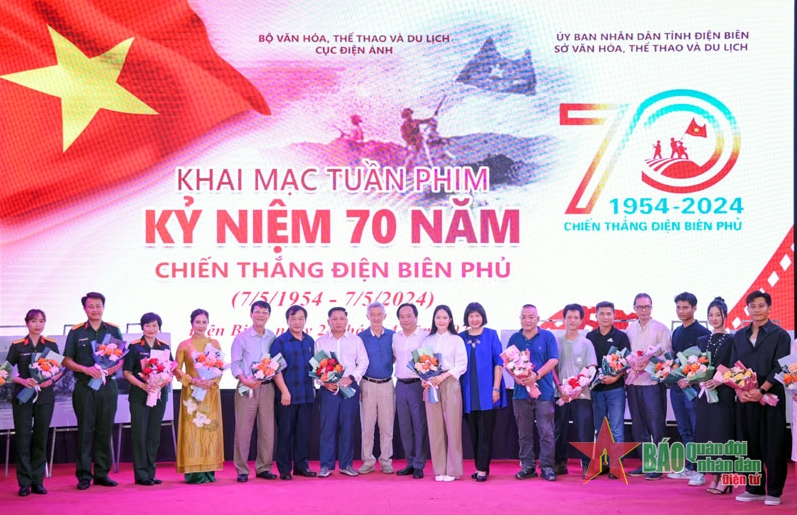 Điện Biên: Khai mạc Tuần phim kỷ niệm 70 năm Chiến thắng Điện Biên Phủ