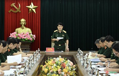View - 	Đại tướng Lương Cường chủ trì họp Ban Chủ nhiệm Tổng cục Chính trị