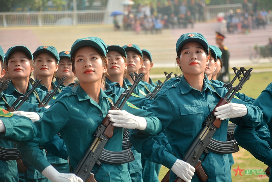 Bắt đầu hợp luyện các lực lượng tham gia diễu binh, diễu hành kỷ niệm 70 năm Chiến thắng Điện Biên Phủ tại Điện Biên