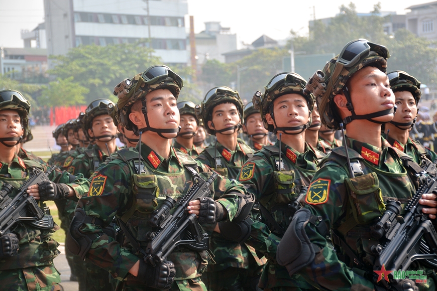 Bắt đầu hợp luyện các lực lượng tham gia diễu binh, diễu hành kỷ niệm 70 năm Chiến thắng Điện Biên Phủ tại Điện Biên