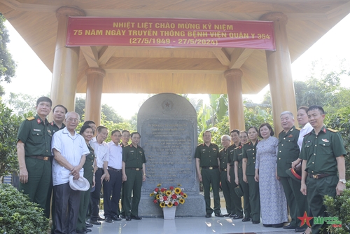 Bệnh viện Quân y 354 hành quân về nguồn nhân kỷ niệm 75 năm ngày truyền thống