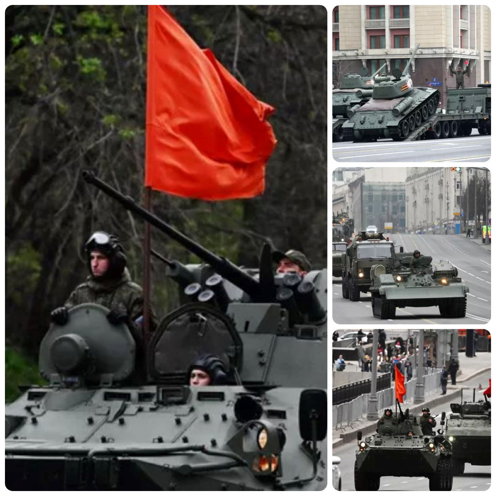 Nga: Hơn 9.000 binh sĩ và gần 100 phương tiện chiến đấu tham gia lễ duyệt binh Ngày Chiến thắng tại Moscow