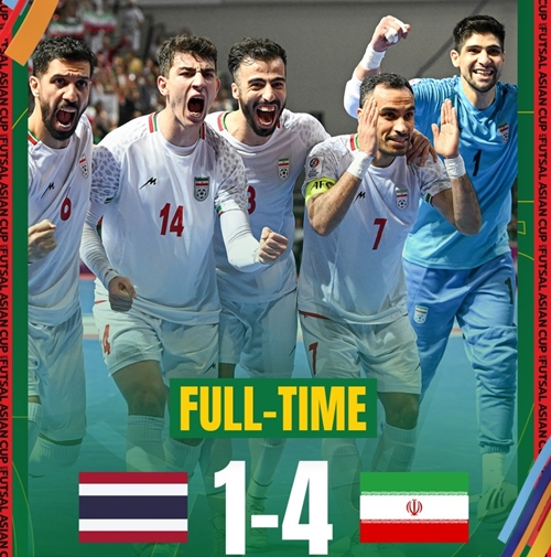 Đội tuyển futsal Iran lần thứ 13 vô địch châu Á