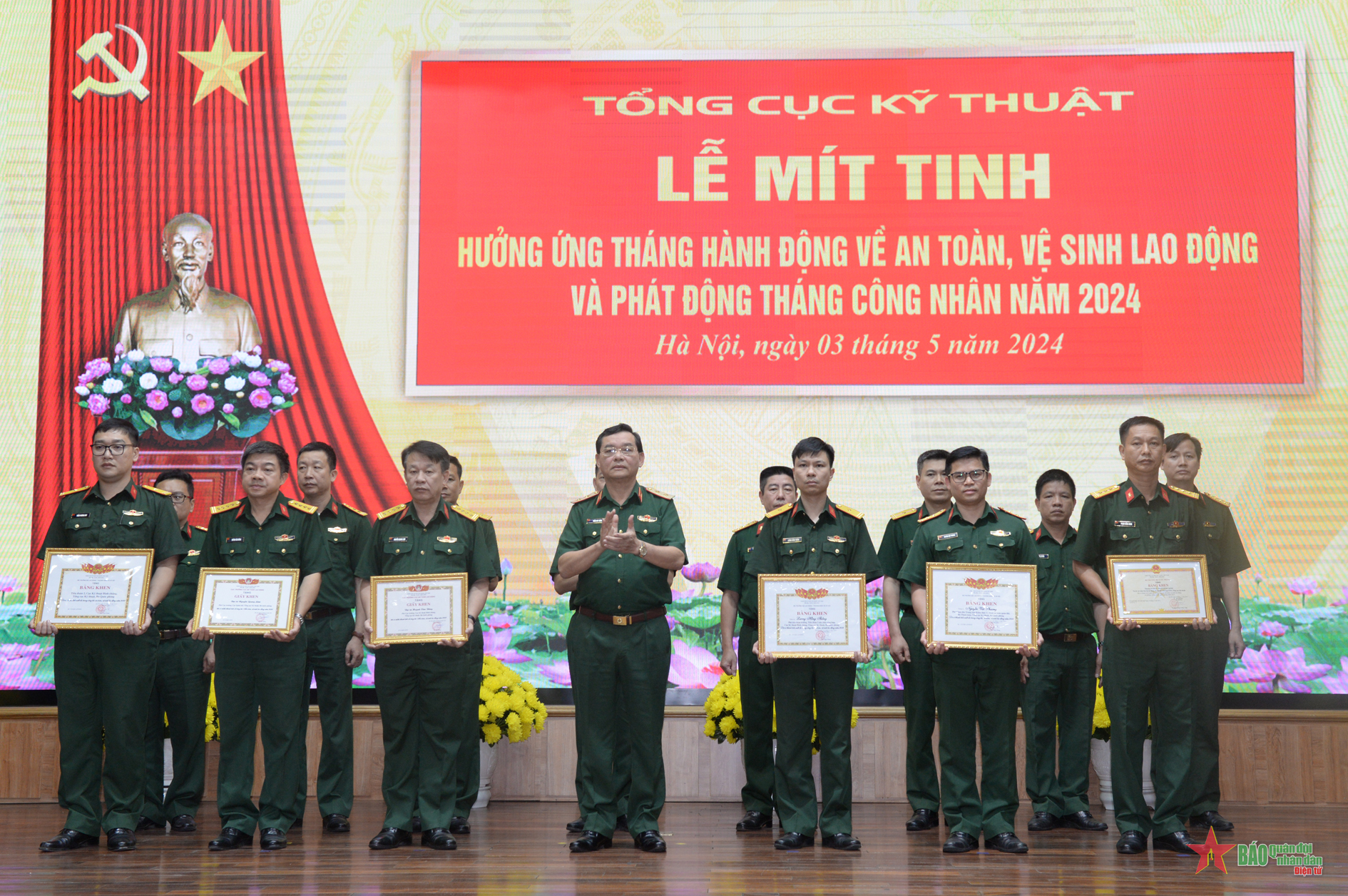 Tổng cục Kỹ thuật hưởng ứng tháng hành động về an toàn, vệ sinh lao động