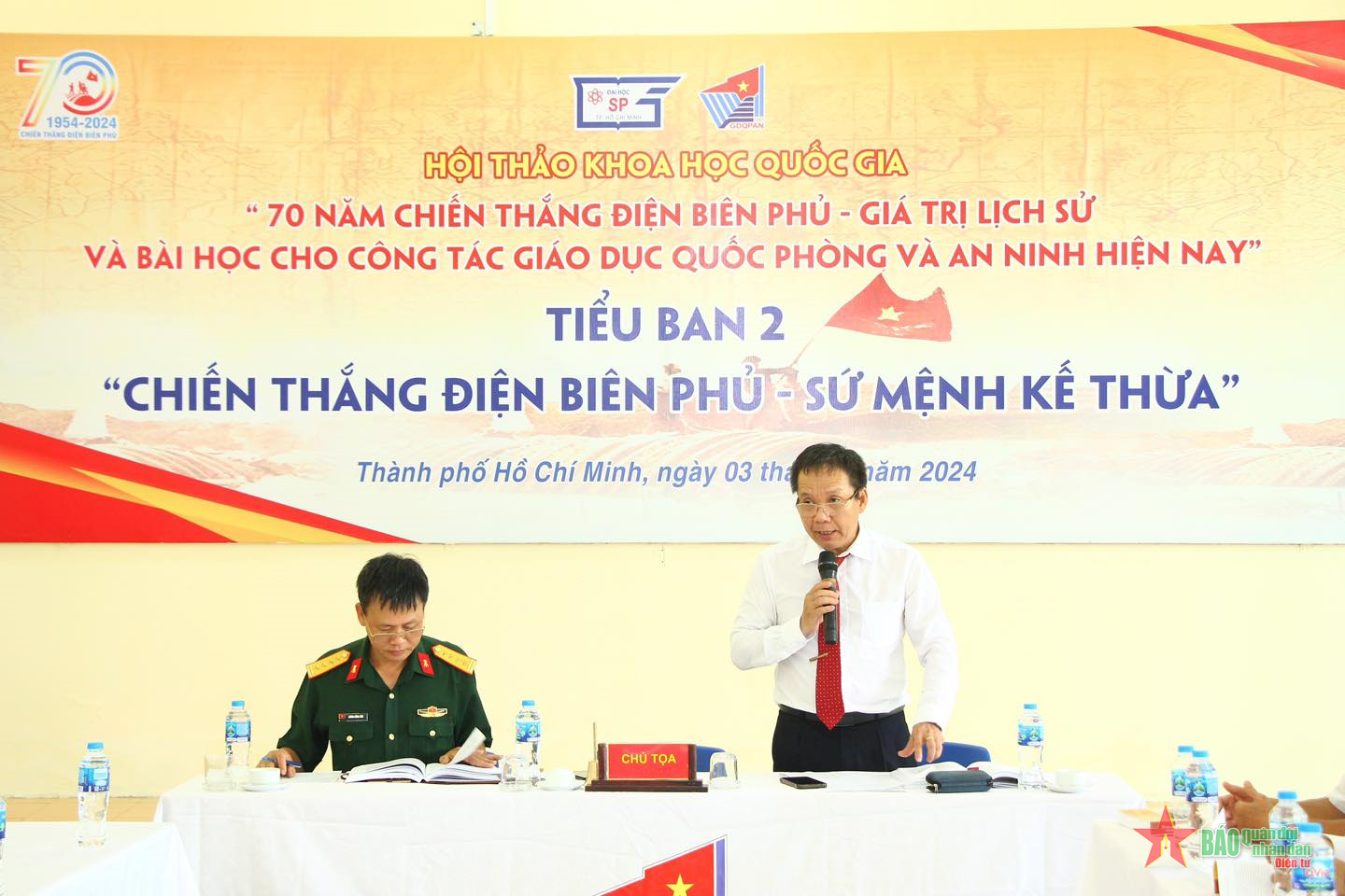 Phát huy bài học Chiến thắng Điện Biên Phủ vào công tác giáo dục quốc phòng và an ninh