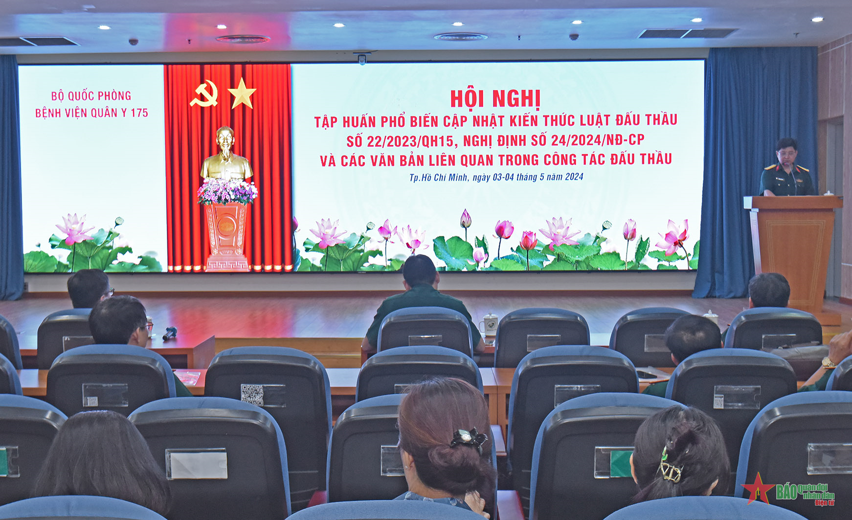 Bệnh viện Quân y 175 tập huấn về công tác đấu thầu