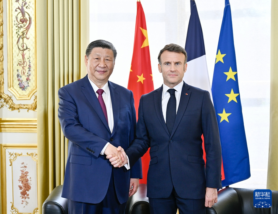 Chủ tịch Trung Quốc Tập Cận Bình hội đàm với Tổng thống Pháp Emmanuel Macron