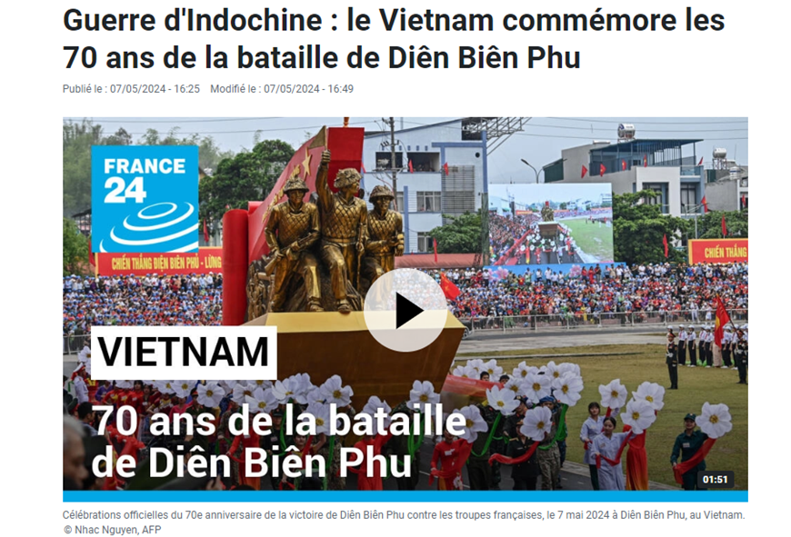 Truyền thông Pháp: Điện Biên Phủ là biểu tượng của sự giải phóng ách áp bức của chế độ thực dân