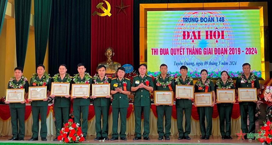 Trung đoàn 148 tổ chức Đại hội Thi đua Quyết thắng giai đoạn 2019-2024