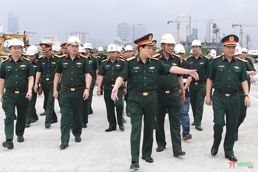 View - 	Đại tướng Lương Cường kiểm tra dự án Bảo tàng Lịch sử quân sự Việt Nam