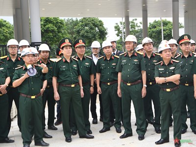 View - 	Đại tướng Lương Cường kiểm tra dự án Bảo tàng Lịch sử quân sự Việt Nam