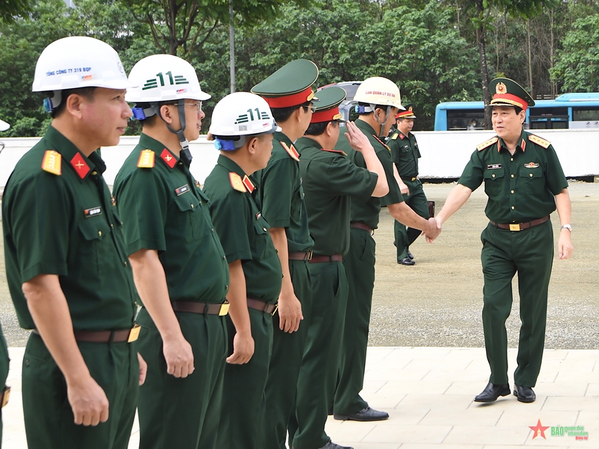 View - 	Đại tướng Lương Cường kiểm tra dự án Bảo tàng Lịch sử quân sự Việt Nam