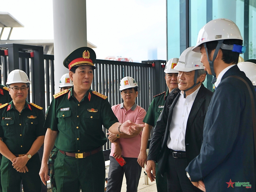 View - 	Đại tướng Lương Cường kiểm tra dự án Bảo tàng Lịch sử quân sự Việt Nam