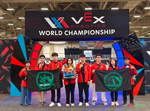 Học sinh Hà Nội đạt vị trí top 10 tại Giải vô địch thế giới  VEX Robotics World Championship 2024

