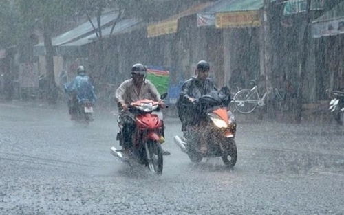 Thời tiết hôm nay (13-5): Bắc Bộ và Thanh Hóa đến Thừa Thiên Huế có mưa rào và dông