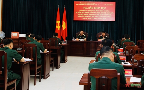 Phát triển sáng tạo tư tưởng Hồ Chí Minh trong xây dựng Quân đội nhân dân
