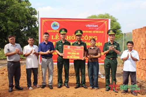Đắk Lắk: Xây dựng “Nhà đồng đội” tặng gia đình quân nhân có hoàn cảnh khó khăn