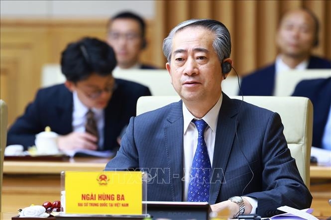 Thủ tướng Phạm Minh Chính chủ trì tọa đàm với đoàn doanh nghiệp hàng đầu Trung Quốc về kinh tế xanh, kinh tế số
