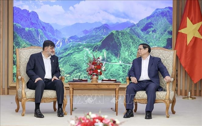 Thủ tướng Phạm Minh Chính tiếp Tư lệnh Bộ Thực thi pháp luật Iran