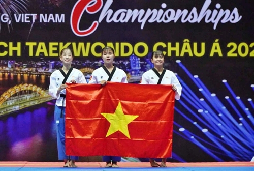 Đội tuyển taekwondo Việt Nam giành huy chương vàng châu Á

