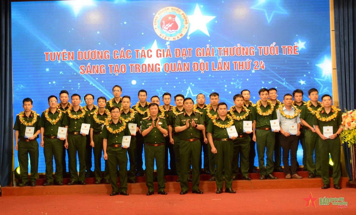 Tổng cục Công nghiệp Quốc phòng: Tuyên dương cá nhân đoạt Giải thưởng Tuổi trẻ sáng tạo trong Quân đội lần thứ 24