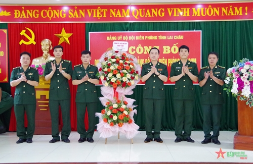 Bộ đội Biên phòng tỉnh Lai Châu thành lập Đảng bộ Đồn Biên phòng Hua Bum