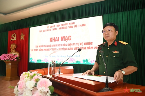 Tập huấn cán bộ Ban CHQS các đơn vị tự vệ ngành than trên địa bàn tỉnh Quảng Ninh