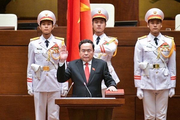 Đồng chí Trần Thanh Mẫn được Quốc hội bầu giữ chức vụ Chủ tịch Quốc hội