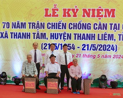 View - 	Huyện Thanh Liêm (Hà Nam) kỷ niệm 70 năm trận chiến đấu chống càn