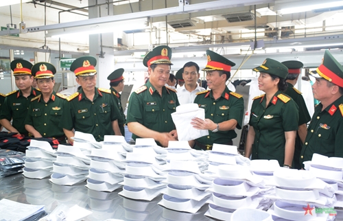 Thượng tướng Vũ Hải Sản làm việc với Tổng công ty 28 về sản xuất, kinh doanh 