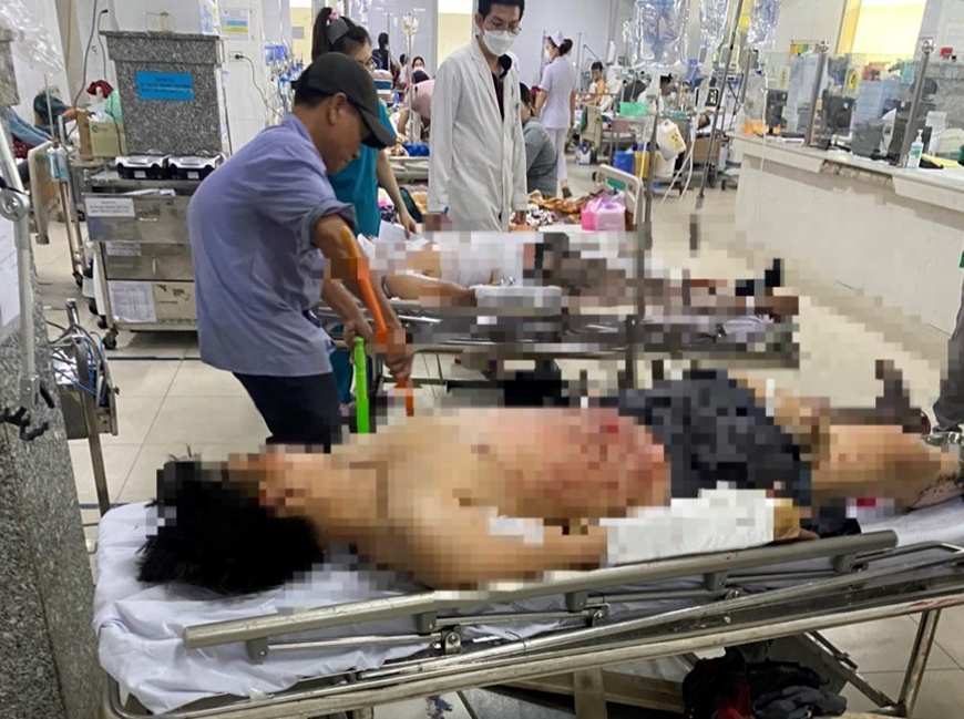 Nổ lớn dưới hầm tòa chung cư tại Bình Dương