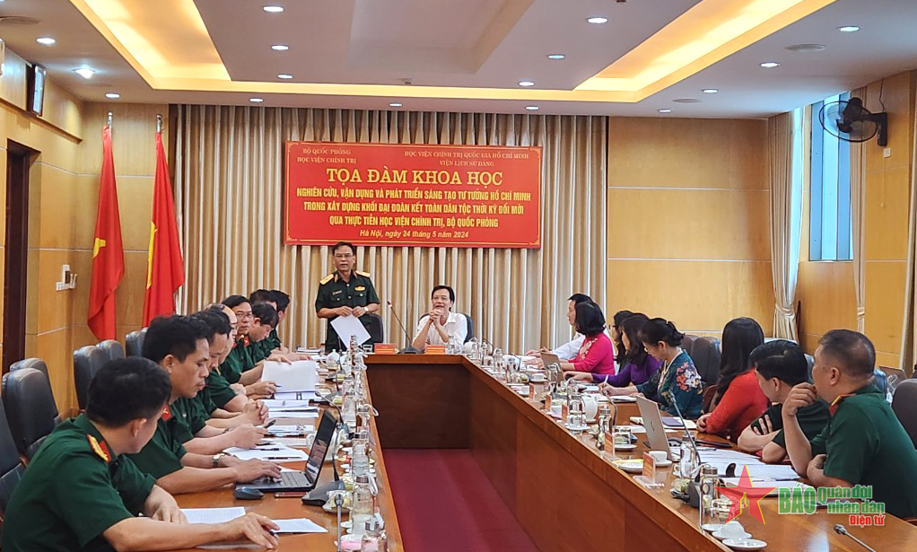 Học viện Chính trị nghiên cứu, vận dụng tư tưởng Hồ Chí Minh về xây dựng khối đại đoàn kết dân tộc