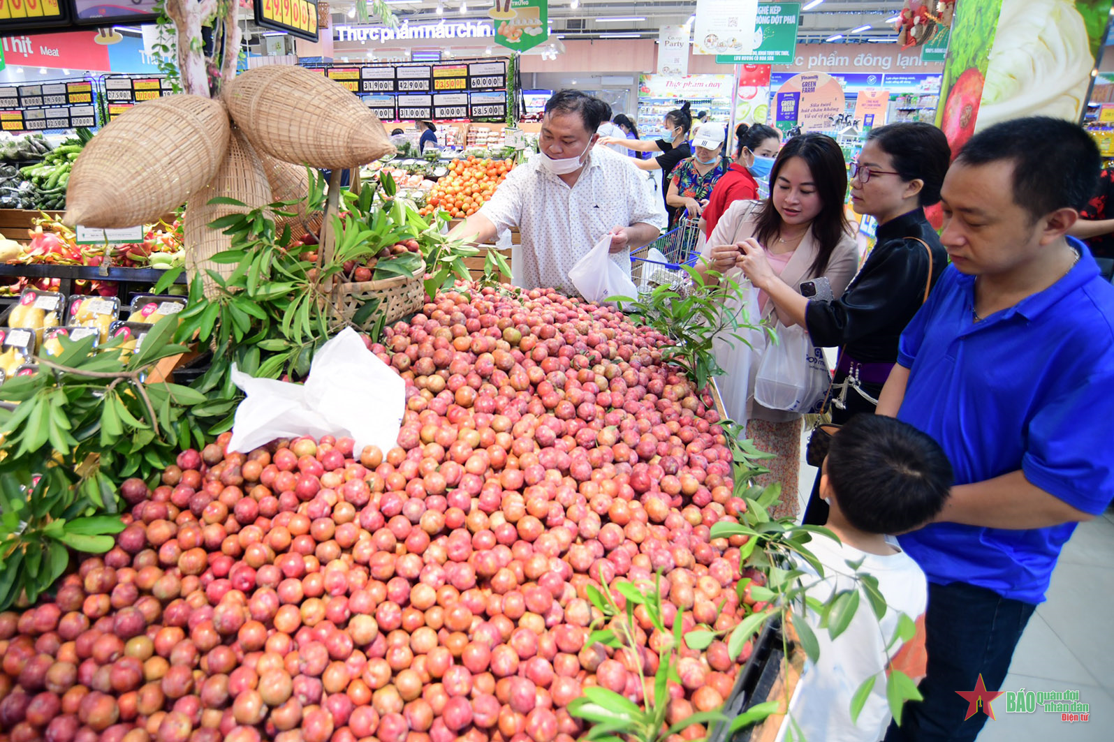 Đưa nông sản và mận hậu Sơn La vào hệ thống phân phối hiện đại