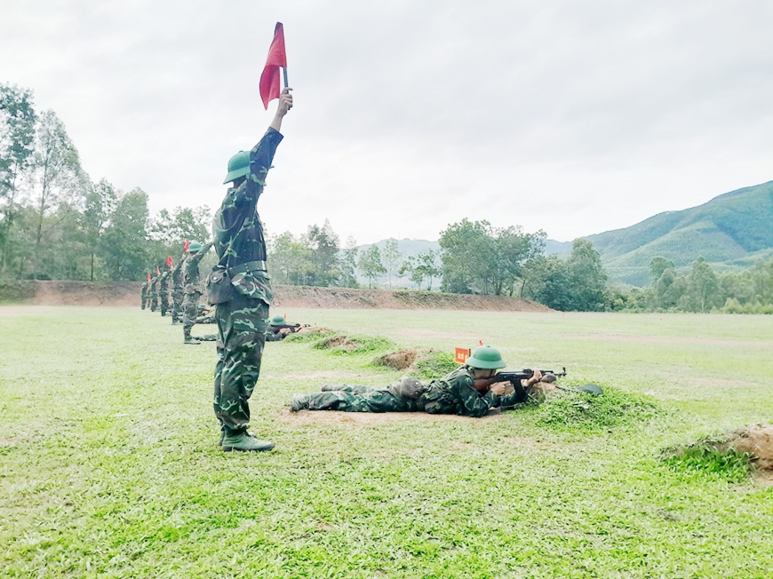 Chiến sĩ mới Trung đoàn 141 (Sư đoàn 3, Quân khu 1): Bình tĩnh, tự tin kiểm tra “3 tiếng nổ”