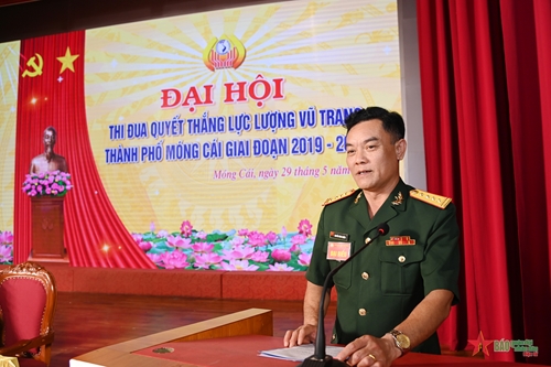 Đại hội Thi đua Quyết thắng lực lượng vũ trang thành phố Móng Cái (tỉnh Quảng Ninh) 