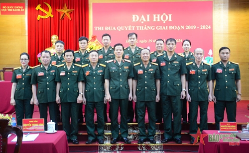 Trung tướng Nguyễn Trọng Bình dự Đại hội Thi đua Quyết thắng tại Cục Thi hành án Bộ Quốc phòng