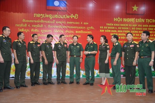 Hội nghị liên tịch giữa Quân khu 4 với các đơn vị Quân đội Lào