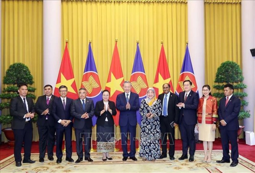 Chủ tịch nước Tô Lâm tiếp Đại sứ, Đại biện các nước ASEAN và Timor-Leste