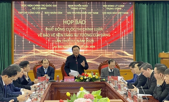 Đảng bộ Agribank hưởng ứng Cuộc thi chính luận về bảo vệ nền tảng tư tưởng của Đảng lần thứ tư, năm 2024