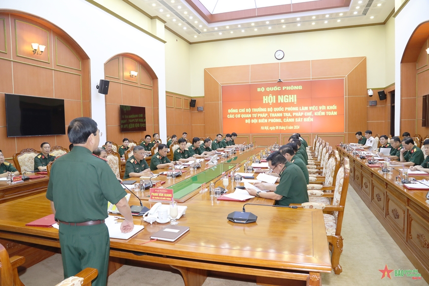 Đại tướng Phan Văn Giang: Tuyệt đối không để xảy ra tiêu cực, tham nhũng, sách nhiễu cơ quan, đơn vị