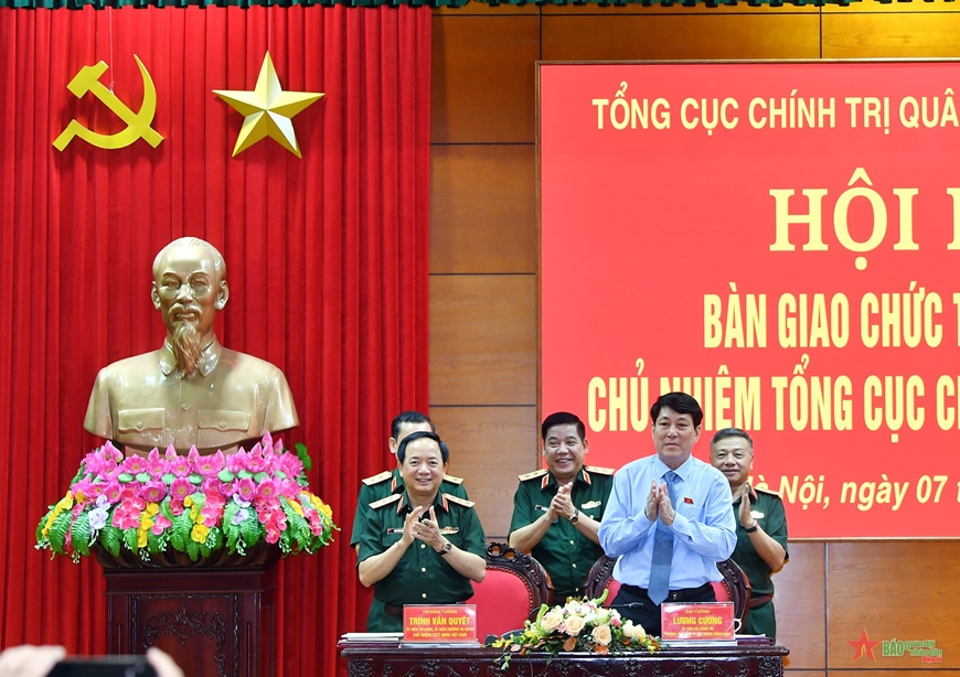 Thường trực Ban Bí thư Lương Cường: Tập thể Ban Chủ nhiệm Tổng cục Chính trị QĐND Việt Nam tiếp tục phát huy truyền thống, hoàn thành xuất sắc mọi nhiệm vụ được giao